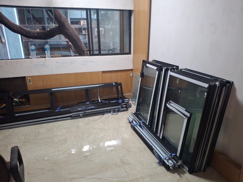 Aluminium frame fabrication Mumbai by Vishwa Windows