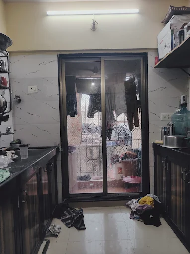 Aluminium glass balcony door installation Mumbai by Vishwa Windows