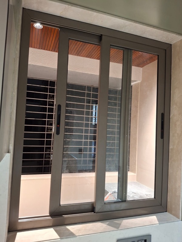 Domal sliding window glide closeup by Vishwa Windows