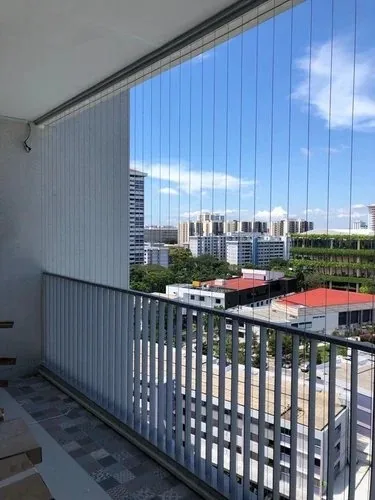 Invisible grill balcony Mumbai by Vishwa Windows