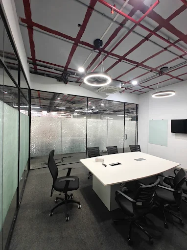 Office aluminium partition Mumbai by Vishwa Windows