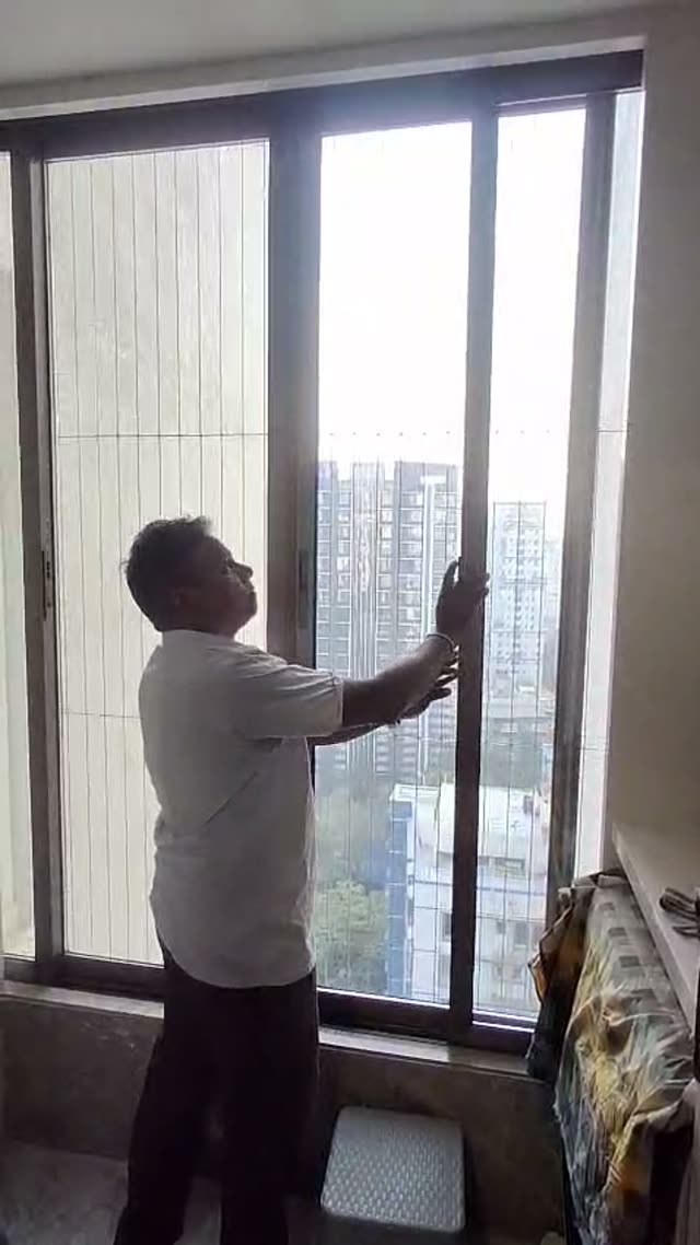 Video: Invisible grill sliding window highrise Mumbai by Vishwa Windows